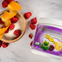 Colágeno Sin Azúcar Adicionado con isoflavonas de soya, extracto de arándanos y DHA omega 3