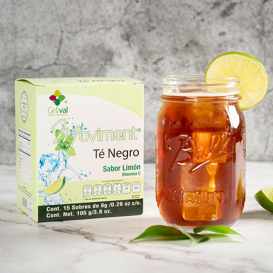 Moviment Té Negro Sabor Limón GNT-Val (Caja con 15 Sobres)