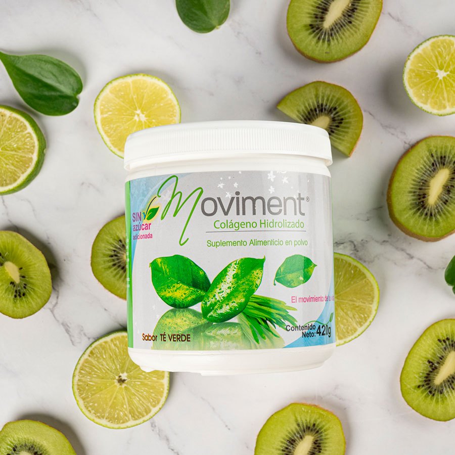 Colágeno Sin Azúcar adicionado con Té Verde