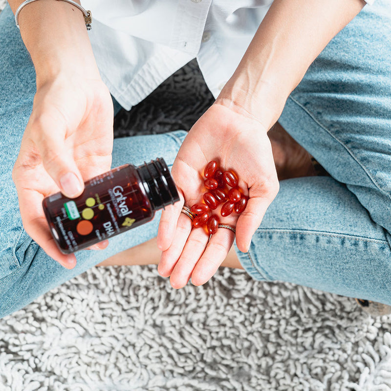 GNT-VAL Suplemento de Omega 3 DHA (Frasco con 60 Cápsulas)
