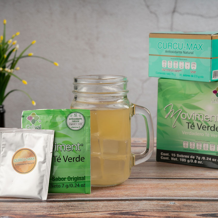 GNT-Val Curcumax Suplemento de Cúrcuma Despigmentada (Caja con 30 Sobres