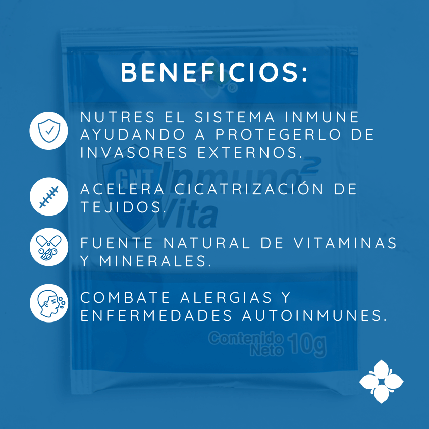 GNT Inmuno Vita Suplemento de Calostro Puro para el Sistema Inmune 30 sobres (Sobre 10 g)